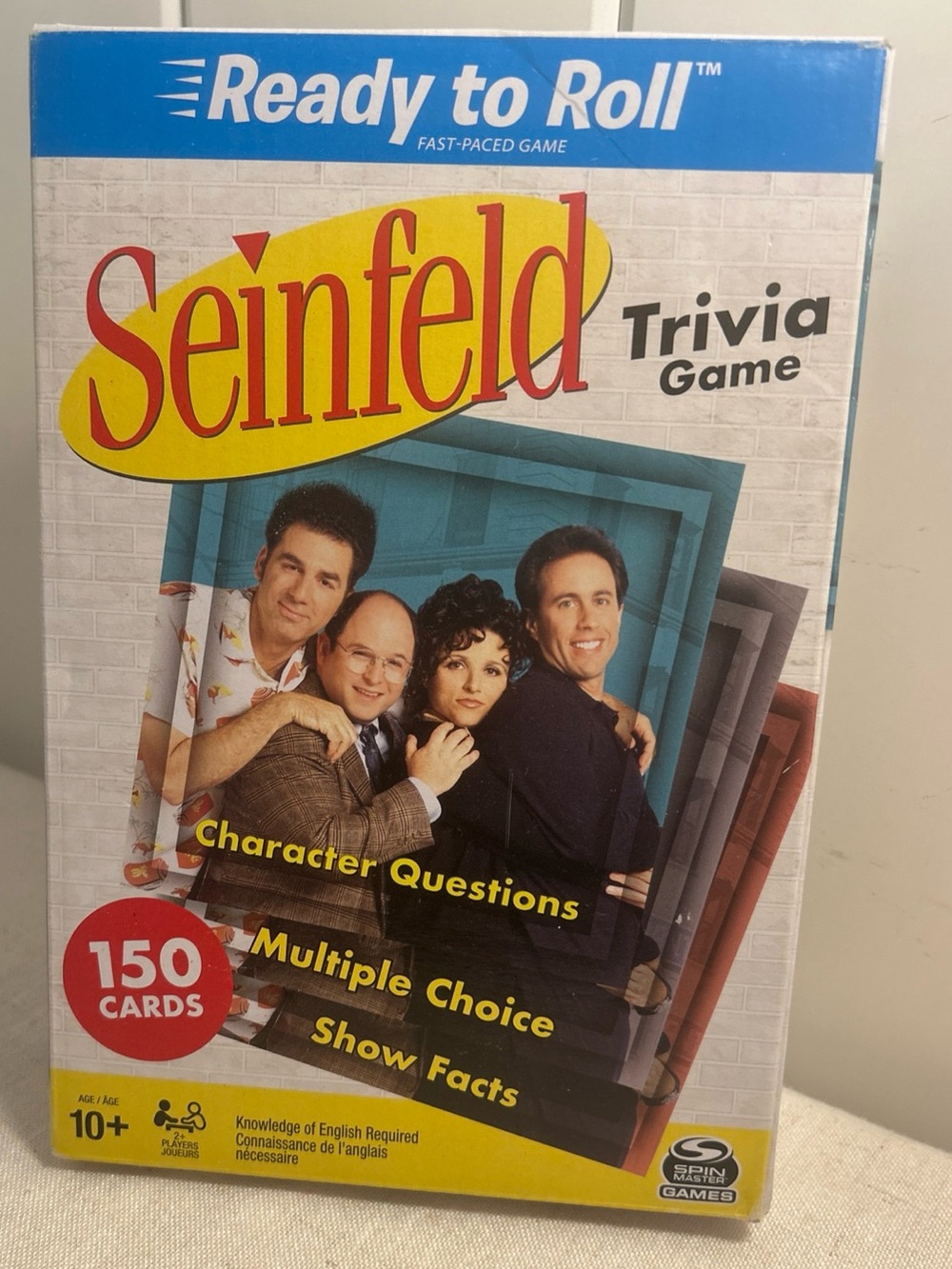 Seinfeld Trivia Game Ready To Roll Card Game 150 Cards Spin Master New